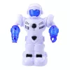 LEAN TOYS Robô inteligente telecomandado com comando RC, luzes e sons