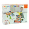 LEAN TOYS Andador interativo para bebé mesa 2 em 1 vermelho