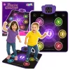 Tapete de dança interativo para crianças LEAN TOYS com Bluetooth 5.0, 5 modos de jogo e 3 idiomas