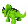 LEAN TOYS Dinossauro interativo Triceratops vapor água som verde