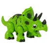 LEAN TOYS Dinossauro interativo Triceratops vapor água som verde