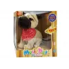 LEAN TOYS Cão interativo com trela, ladra, abana a cauda, sensores