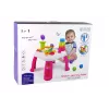 LEAN TOYS Mesa de Aprendizagem Interativa com Pista de Bolas e Escorrega Azul