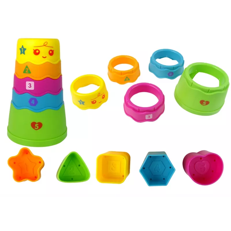 LEAN TOYS Mesa de Aprendizagem Interativa com Pista de Bolas e Escorrega Azul