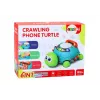 LEAN TOYS Telefone Tartaruga Interativo de Aprendizagem 6em1 Luzes Sons Verde