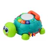 LEAN TOYS Telefone Tartaruga Interativo de Aprendizagem 6em1 Luzes Sons Verde