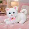 LEAN TOYS Gatinho interativo com biberão e pequenos sons melodias gravação branco