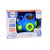 LEAN TOYS Máquina fotográfica interativa para bebés com melodias de luz e som, cor azul