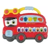 LEAN TOYS Piano Interativo Bombeiros Sons de Animais Veículo Melodias