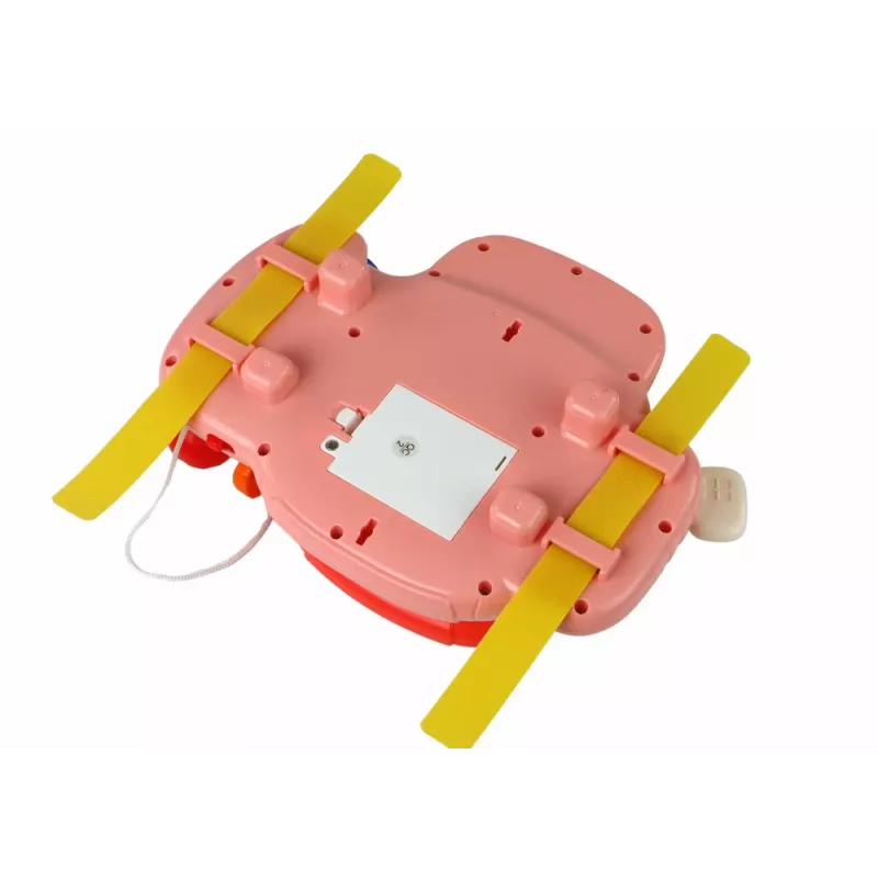 LEAN TOYS Volante Rosa Interativo Simulador de Condução Multifuncional