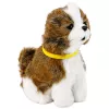 LEAN TOYS Cão de Peluche Interativo com Pelo Macio, Raça Shih Tzu