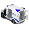 LEAN TOYS Carro de Polícia Rádio Interativo com Efeitos de Luz e Som, Portas que Abrem