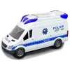 LEAN TOYS Carro de Polícia Rádio Interativo com Efeitos de Luz e Som, Portas que Abrem