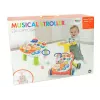 LEAN TOYS Andador interativo e mesa de atividades 2 em 1 rosa