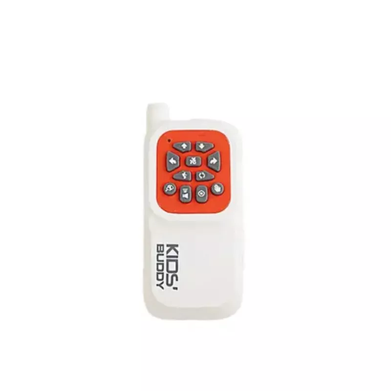 Cão robô interativo LEAN TOYS com comando, luz e som, branco-laranja