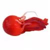 LEAN TOYS Jellyfish Figura de borracha esticável animal marinho realista 9 cm