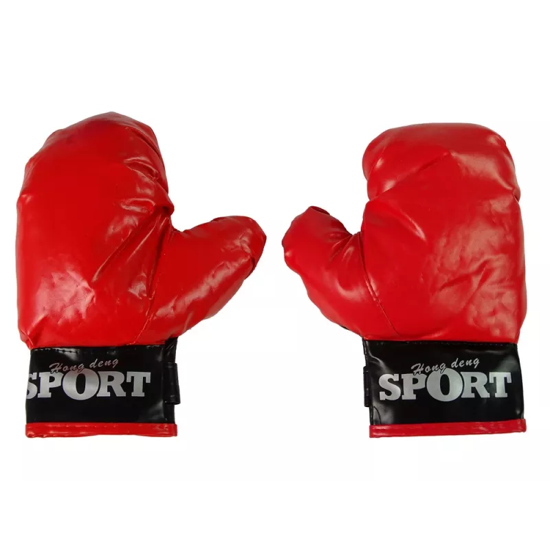 LEAN TOYS Conjunto de Saco de Boxe para Crianças, Mega Conjunto com Luvas, Conjunto de Saco de Boxe 40 cm