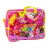 LEAN TOYS Conjunto de Cozinha 31 peças com Saco Louça Pratos Crianças