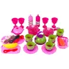 LEAN TOYS Conjunto de Cozinha 31 peças com Saco Louça Pratos Crianças