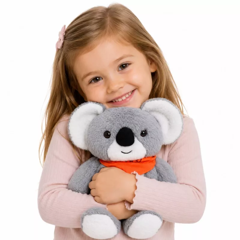 LEAN TOYS Peluche Koala com Peso Mascote Terapêutico 1.3 KG Cinzento 35 cm
