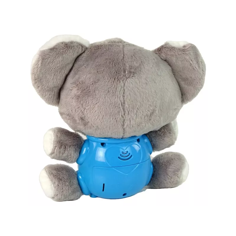 LEAN TOYS Coala Projetor Som Brinquedo Interativo Cinzento