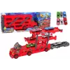 LEAN TOYS Camião Reboque Grande de 3 Andares Camião de Carga Pesada com Rampa de Lançamento de Carros Extensível