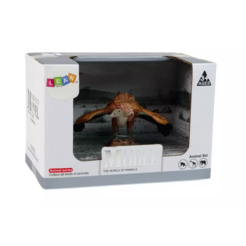 LEAN TOYS Grande Figura de Coleção Abutre Animais do Mundo