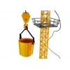 LEAN TOYS Grande gru de construção com gancho ajustável telecomandado, 182 cm