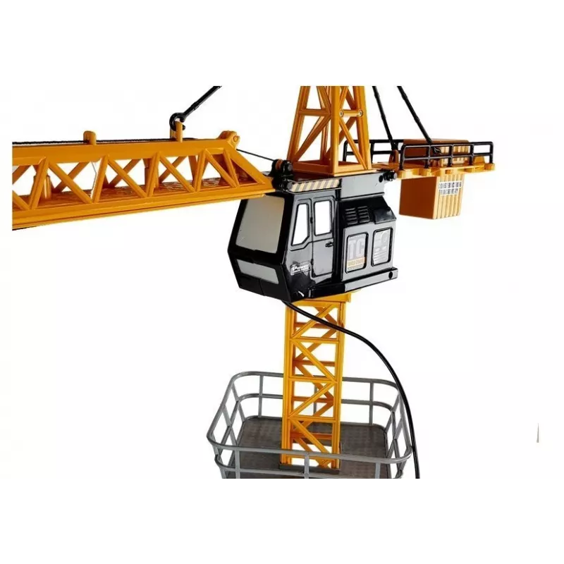 LEAN TOYS Grande gru de construção com gancho ajustável telecomandado, 182 cm