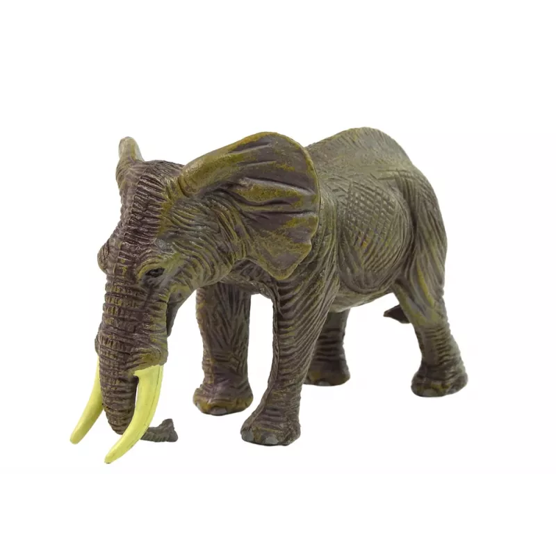 LEAN TOYS Grande Figura de Coleção Elefante Animais do Mundo
