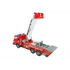 LEAN TOYS Grande conjunto de bombeiros com carro de bombeiros, figuras e capacete de quad para crianças