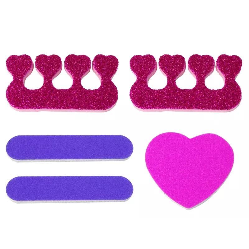 LEAN TOYS Grande Conjunto de Verniz de Unhas Vernizes Autocolantes Separadores de Dedos