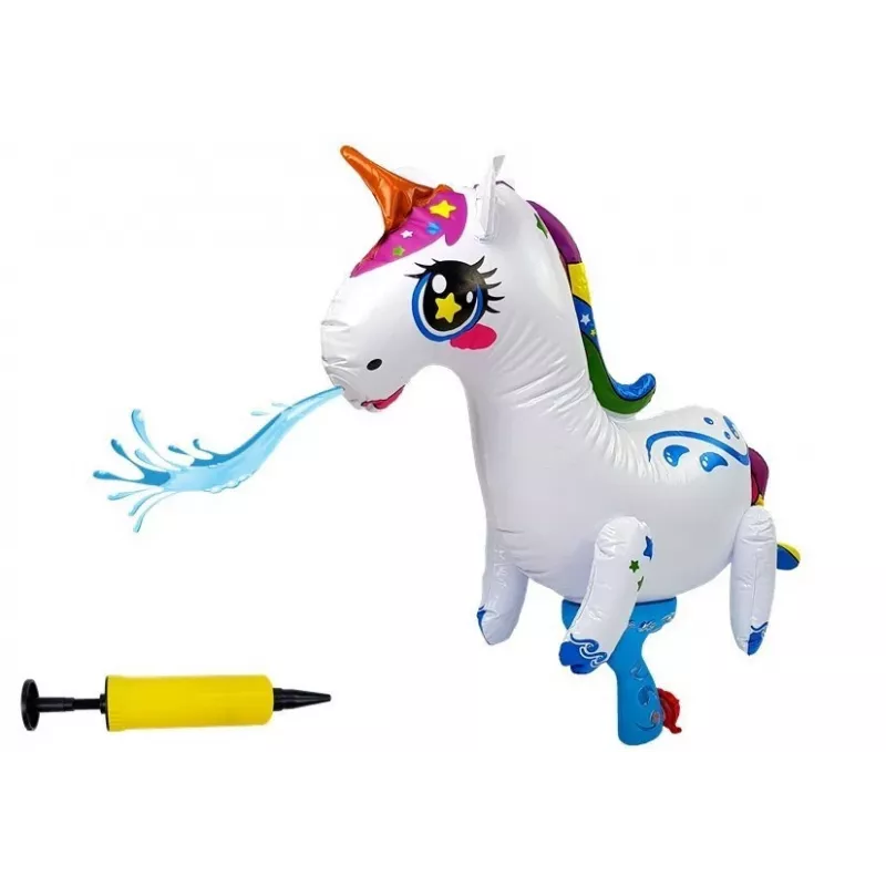 Pistola de água grande com bomba LEAN TOYS unicórnio
