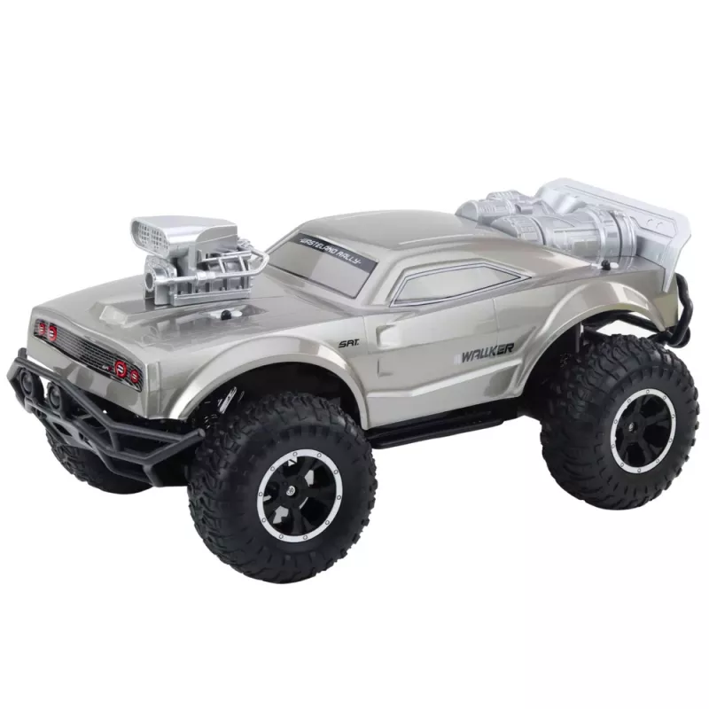Carro desportivo todo-o-terreno RC grande LEAN TOYS prateado 1:8