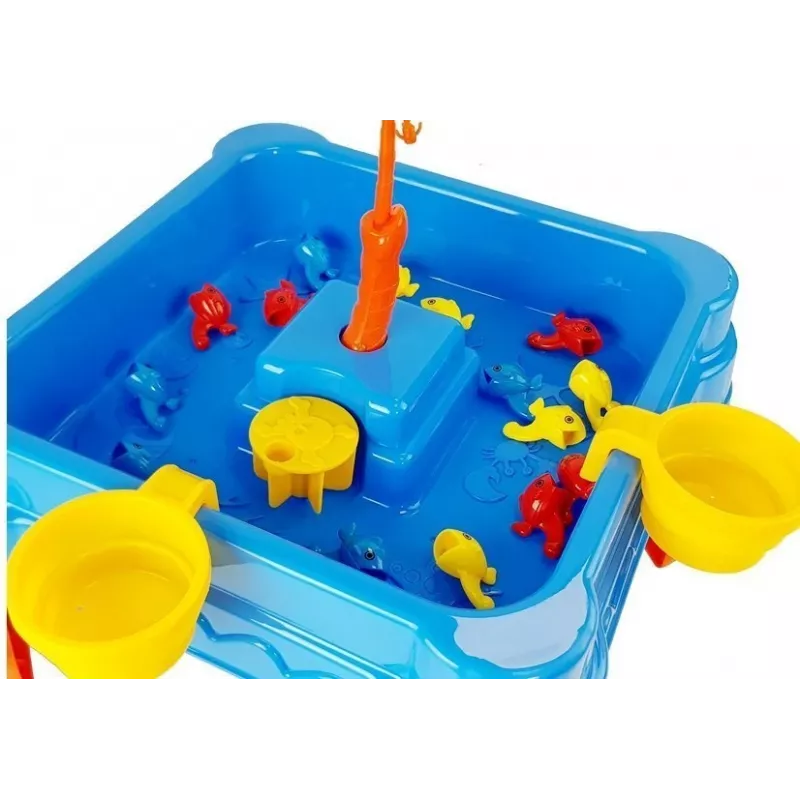 LEAN TOYS Grande Conjunto de Pesca com Canas de Pesca