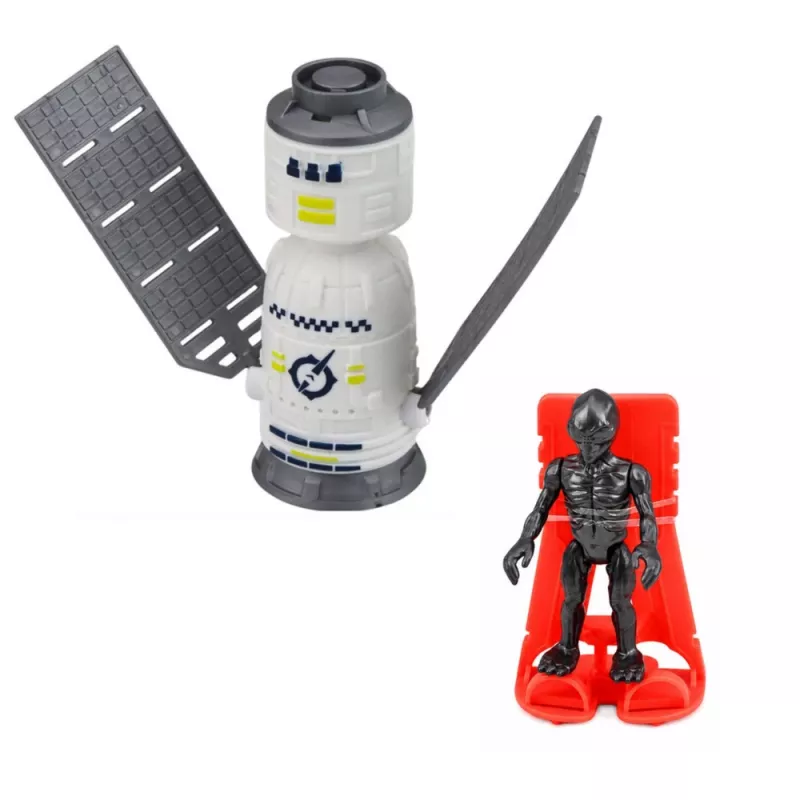LEAN TOYS Grande Conjunto Espacial UFO Foguetões Veículos Rover Nave Espacial Alien 8 Peças