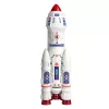 LEAN TOYS Grande Conjunto Espacial UFO Foguetões Veículos Rover Nave Espacial Alien 8 Peças