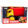 LEAN TOYS camião basculante grande para crianças veículo de construção de areia vermelho-amarelo