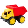 LEAN TOYS camião basculante grande para crianças veículo de construção de areia vermelho-amarelo