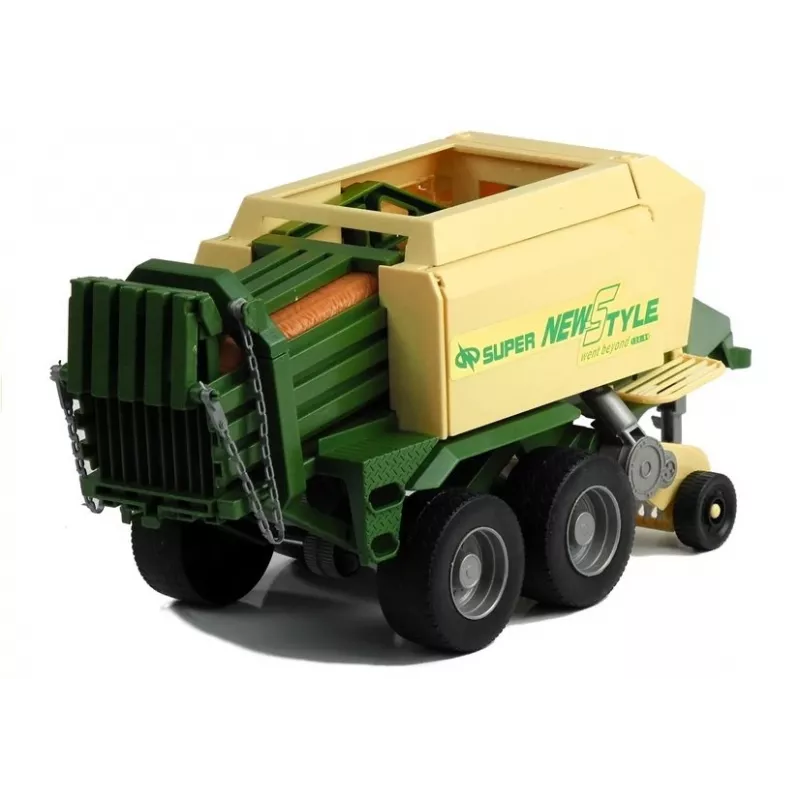 LEAN TOYS Grande trator com atrelado, máquina agrícola, 65 cm