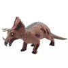 LEAN TOYS Grande Figura de Dinossauro Triceratops com Som 36 cm Castanho