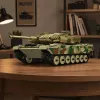 LEAN TOYS Blocos de construção tanque militar Leopard RC com controlo remoto 1100 unid.