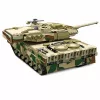LEAN TOYS Blocos de construção tanque militar Leopard RC com controlo remoto 1100 unid.