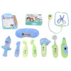 LEAN TOYS Kit médico Little Doctor em mala com luzes azuis e sons