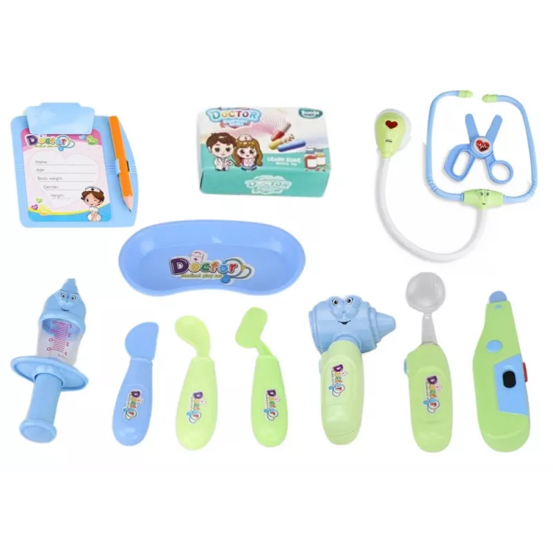LEAN TOYS Kit médico Little Doctor em mala com luzes azuis e sons