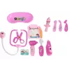 LEAN TOYS Kit Médico Pequeno Doutor em Mala com Luz e Som Rosa