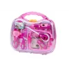 LEAN TOYS Kit Médico Pequeno Doutor em Mala com Luz e Som Rosa