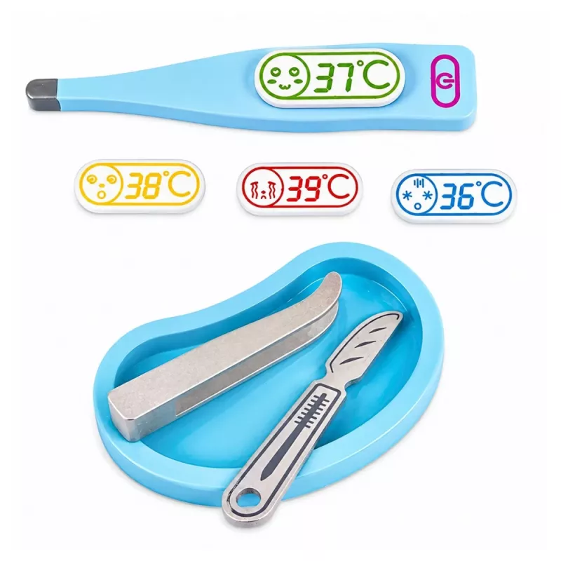 LEAN TOYS Conjunto de pequeno médico - instrumentos médicos - acessórios reais - 36 peças