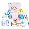 LEAN TOYS Conjunto de pequeno médico - instrumentos médicos - acessórios reais - 36 peças