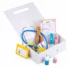 LEAN TOYS Conjunto de pequeno médico - instrumentos médicos - acessórios reais - 36 peças